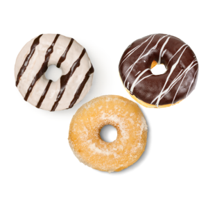 Donuts de chocolate B&N y glaseado