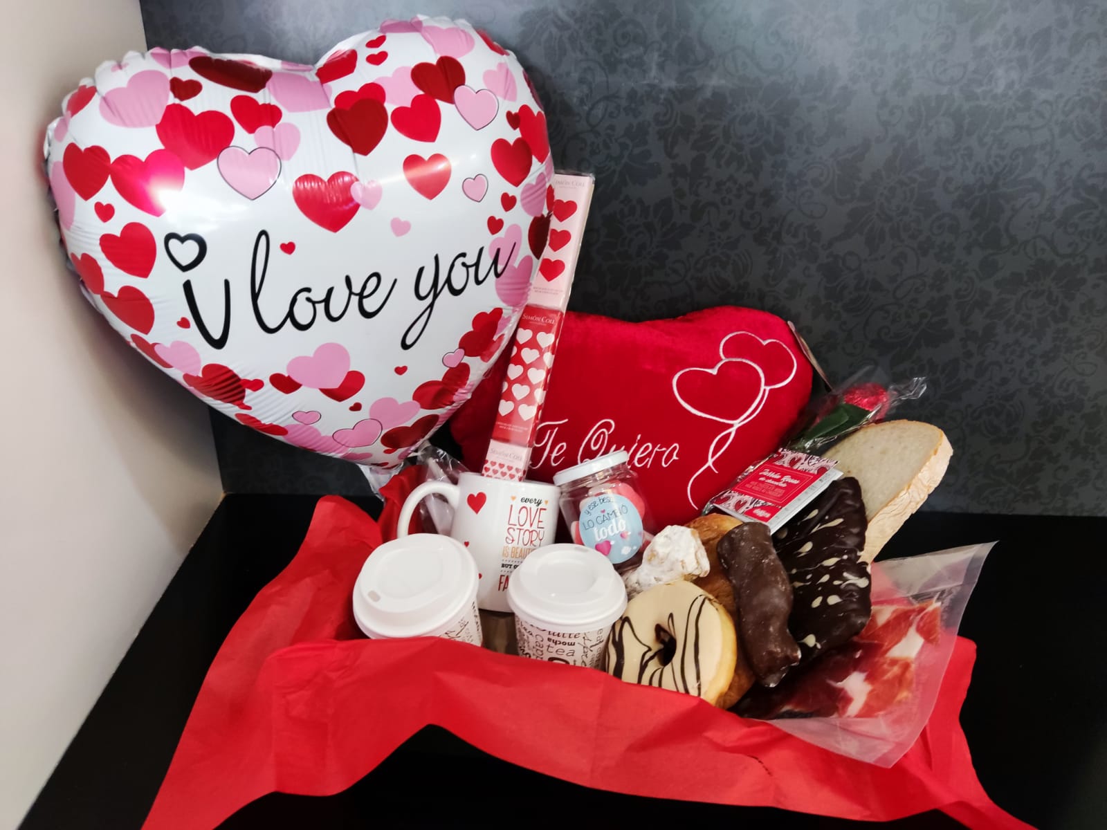 desayuno san valentin a domicilio